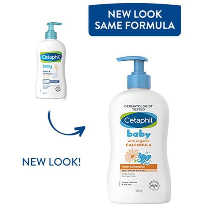 Cetaphil Baby Wash & Shampoo with Organic Calendula & Aloe Vera