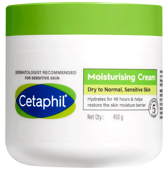 Cetaphil Moisturising Cream | Face Care Product for Dry to Normal, Sensitive Skin - Classic Derma