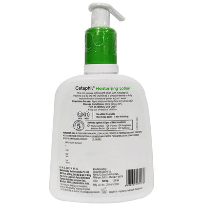 Cetaphil Moisturising Lotion with Avocado Oil, Vitamin E, B3 & B5 | For Normal to Combination, Sensitive Skin