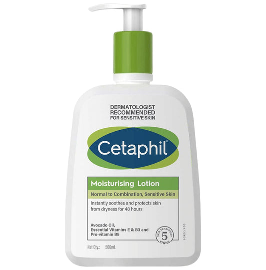Cetaphil Moisturising Lotion with Avocado Oil, Vitamin E, B3 & B5 | For Normal to Combination, Sensitive Skin - Classic Derma