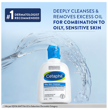 Cetaphil Oily Skin Cleanser | For Combination to Oily, Sensitive Skin