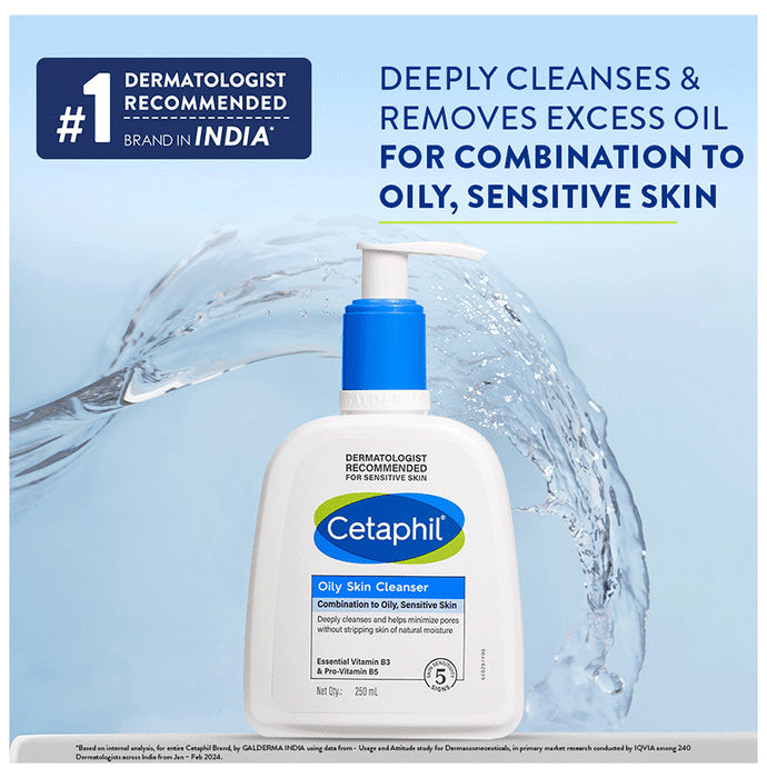 Cetaphil Oily Skin Cleanser | For Combination to Oily, Sensitive Skin