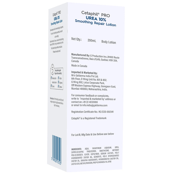 Cetaphil Pro 10% Urea Smoothing Repair Lotion | For Sensitive Skin