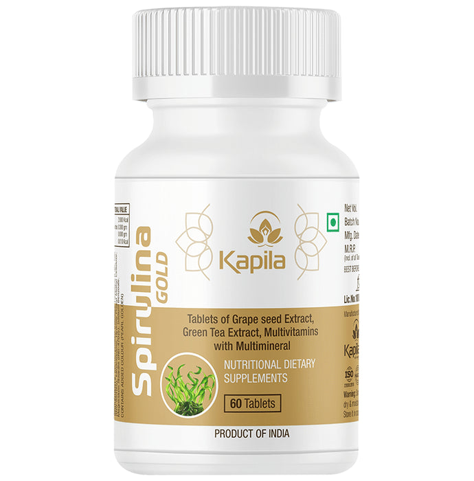 Kapila Spirulina Gold Tablet - Classic Derma
