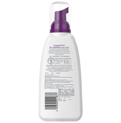Cetaphil Pro Oil Control Soap Free Foam Wash | For Oily, Sensitive Skin