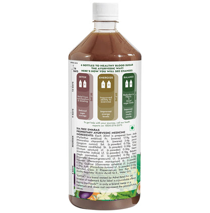 Kapiva Diafree Juice for Diabetes Care | Helps Maintain Healthy Blood Sugar Levels