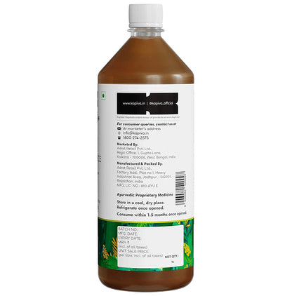 Kapiva Get Slim Juice | Healthy Weight Management | 12 Ayurvedic Herbs (1ltr Each)