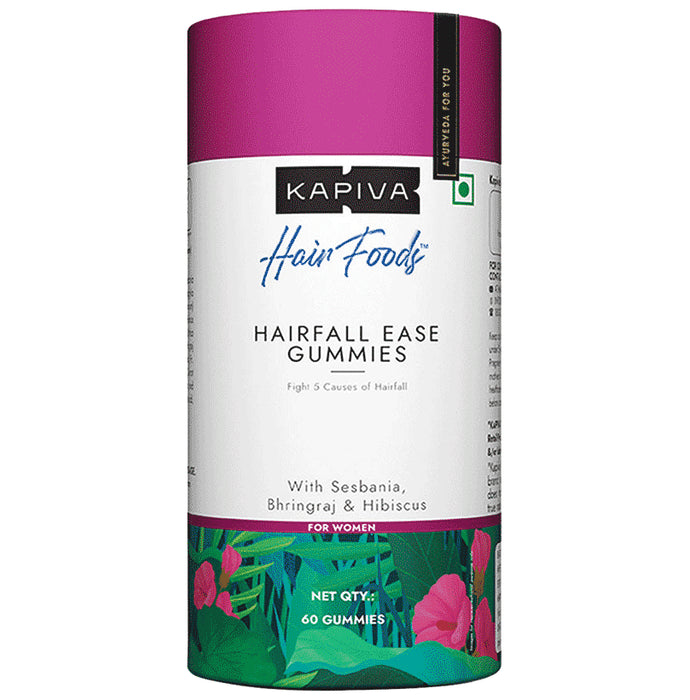 Kapiva Hair Gummies for Women| Natural Source of Biotin | Controls Hair fall - Classic Derma