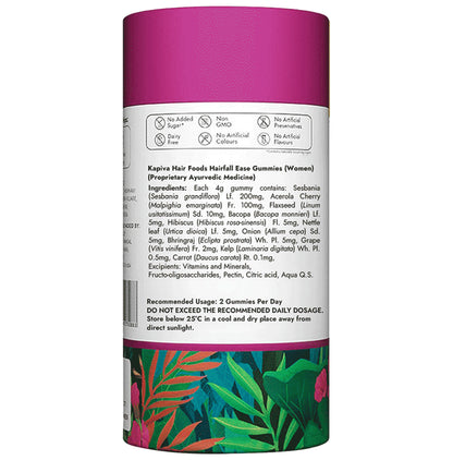 Kapiva Hair Gummies for Women| Natural Source of Biotin | Controls Hair fall
