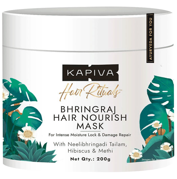 Kapiva Hair Rituals Bhringraj Nourish Hair Mask - Classic Derma