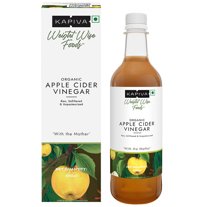 Kapiva Organic Apple Cider Vinegar | Supports Weight Loss | Boosts Metabolism - Classic Derma