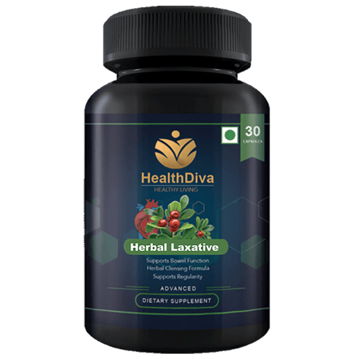 HealthDiva Herbal Laxative Capsule - Classic Derma