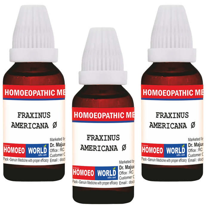 Dr. Majumder Homeo World Fraxinus Americana Mother Tincture (30ml Each) Q - Classic Derma