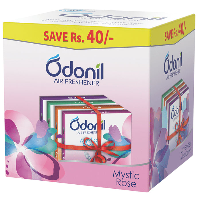 Odonil Multi-Piece Package Air Freshener (50gm Each) Buy 3 Get 1 Extra - Classic Derma