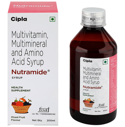 Cipla Kids Nutramide Syrup Mixed Fruit - Classic Derma