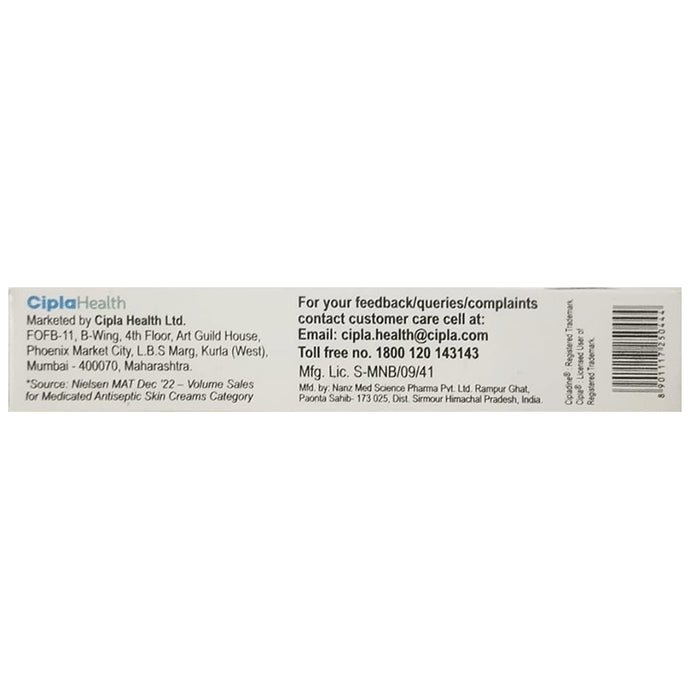 Cipladine Water Soluble Microbicidal Povidone lodine Ointment