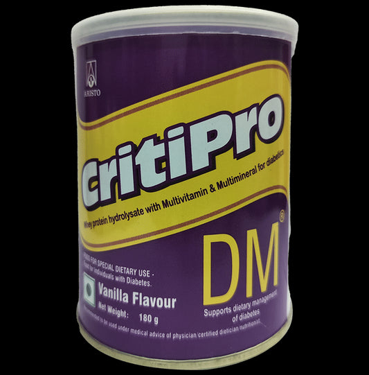 Critipro DM Powder with Whey Protein for Nutritional Support | Flavour Vanilla - Classic Derma