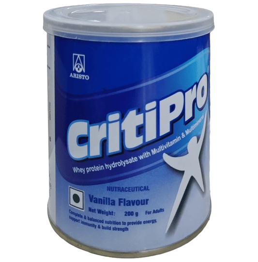 Critipro Whey Protein for Nutrition | Flavour Vanilla Powder - Classic Derma