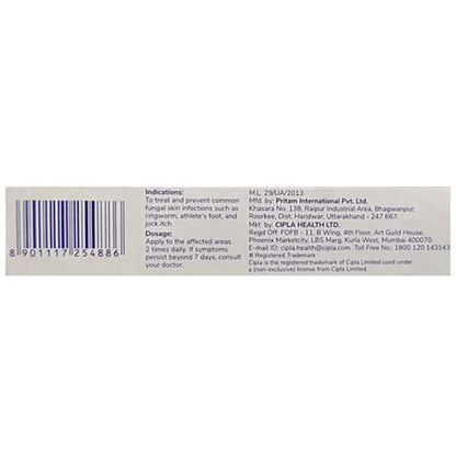 Clocip Clotrimazole Cream for Skin Infections (15 gm)