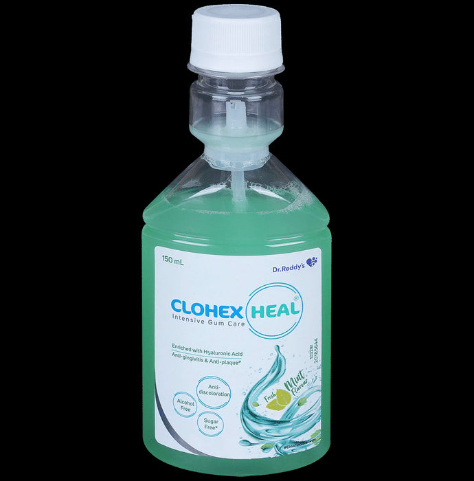 Clohex Heal Mouth Wash Mint Alcohol & Sugar Free