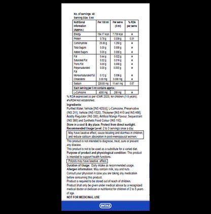 Cogvin DS Syrup Mango Sugar Free