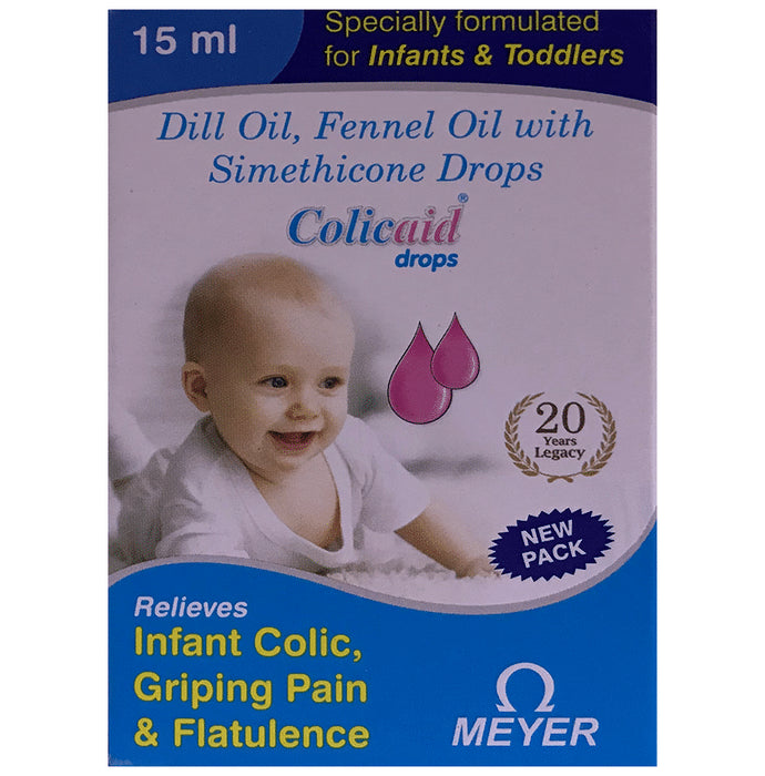 Colicaid Infant & Toddler Drop | For Infant Colic, Griping Pain & Flatulence - Classic Derma