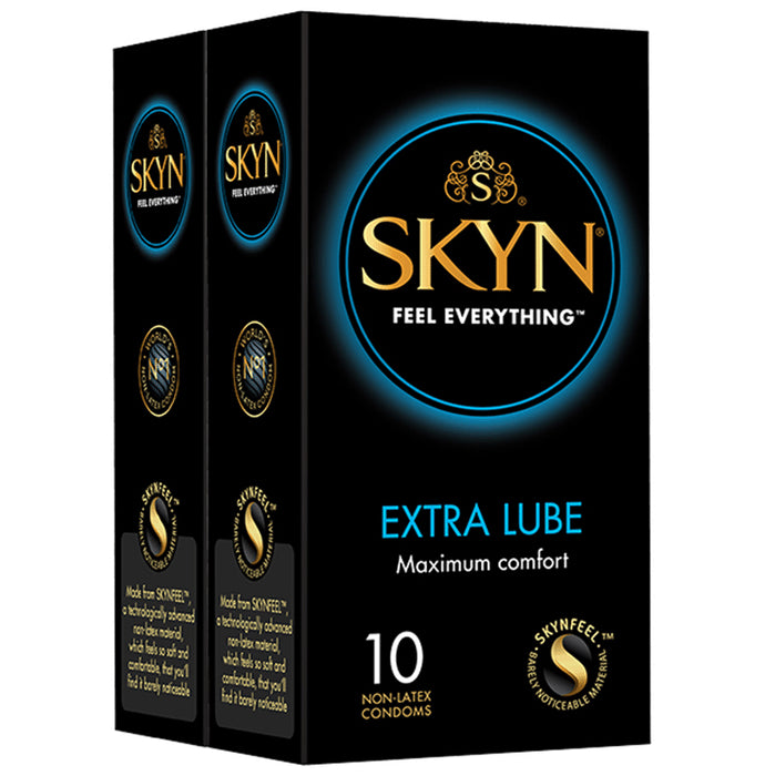 SKYN Extra Lube Condoms (10 Each) - Classic Derma
