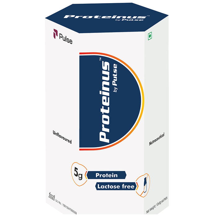 Pulse Proteinus Whey Protein Isolate | Sachet for Muscle Support | Unflavoured - Classic Derma