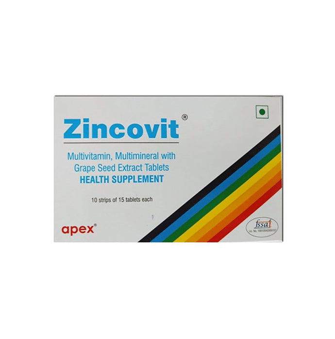 Combo Pack of Zincovit Tablet & Limcee Chewable Tablet Orange (15 Each)