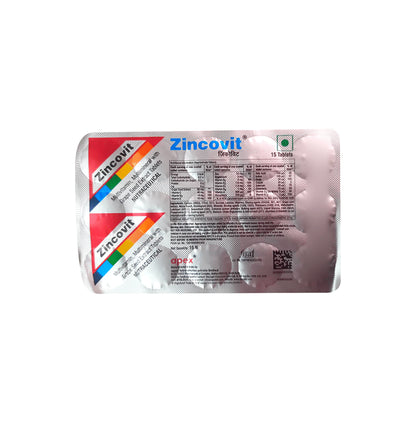 Combo Pack of Zincovit Tablet & Limcee Chewable Tablet Orange (15 Each)