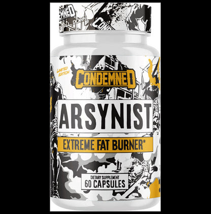 Condemned Labz Arsynist Extreme Fat Burner Capsule - Classic Derma