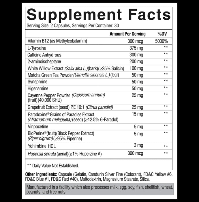 Condemned Labz Arsynist Extreme Fat Burner Capsule