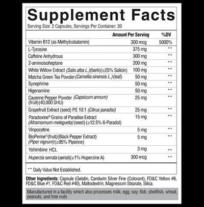 Condemned Labz Arsynist Extreme Fat Burner Capsule