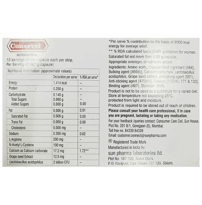 Consevel Nutraceutical Capsule