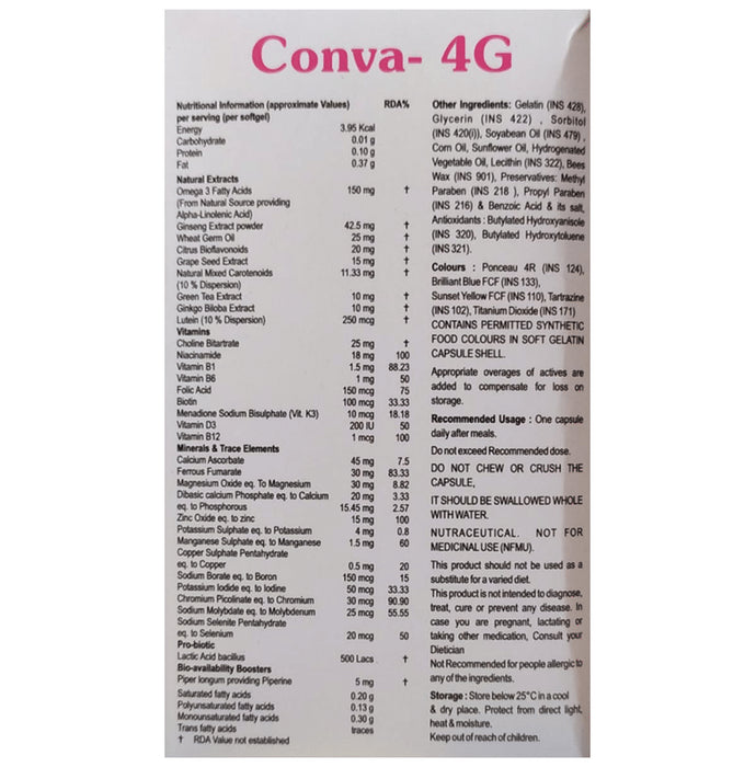 Conva -4G Softgel
