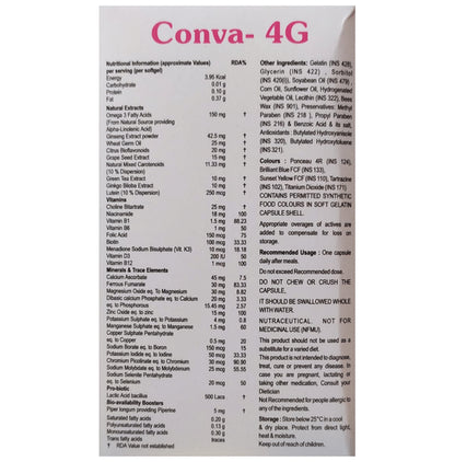 Conva -4G Softgel
