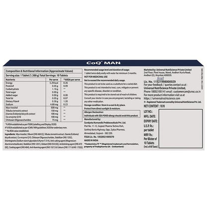 CoQ Man Tablet