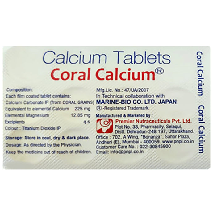 Coral Calcium Tablet - Classic Derma