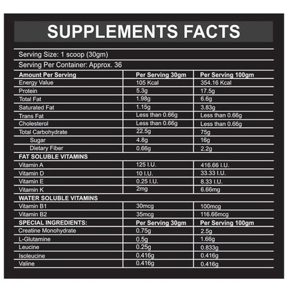 Corebolics Epic Mass Gainer Chocolate Milkshake