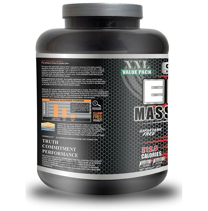 Corebolics Epic Mass Gainer Chocolate Milkshake