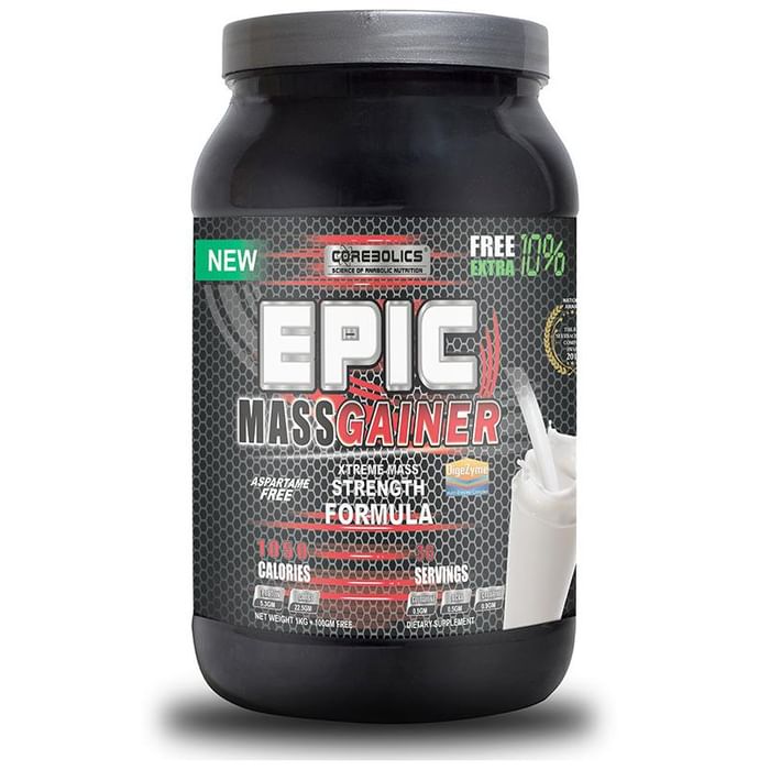 Corebolics Epic Mass Gainer Vanilla Milkshake - Classic Derma