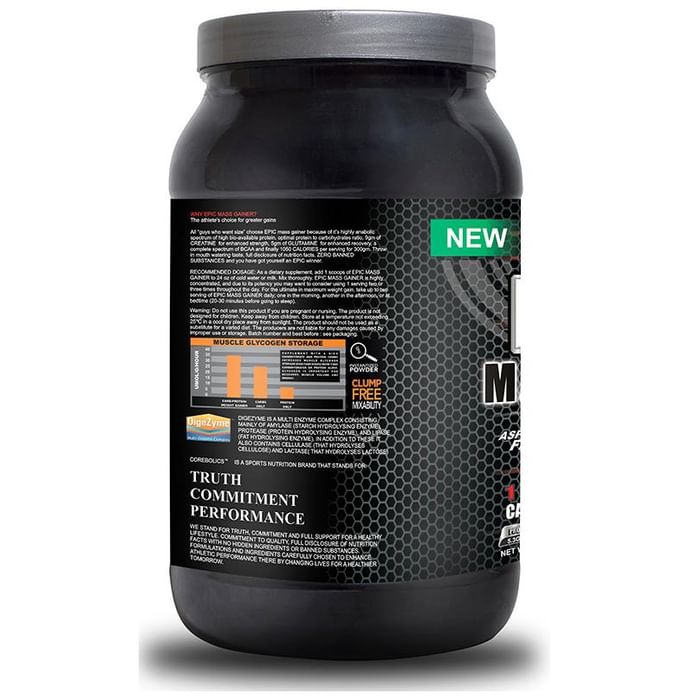 Corebolics Epic Mass Gainer Vanilla Milkshake