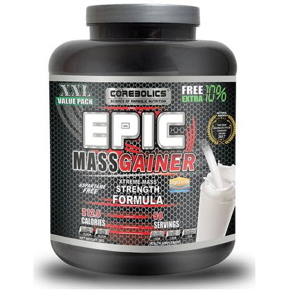 Corebolics Epic Mass Gainer Vanilla Milkshake - Classic Derma