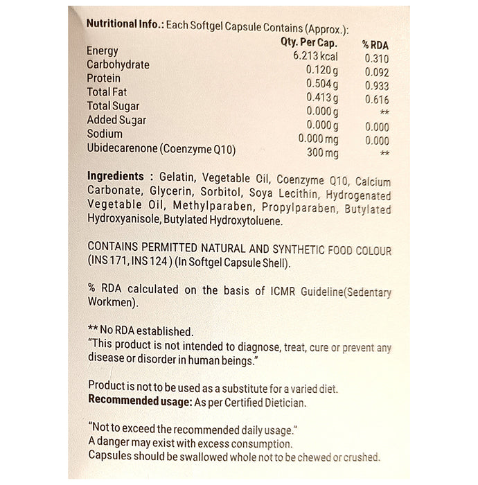 Corgal Q 300mg Softgel Capsule