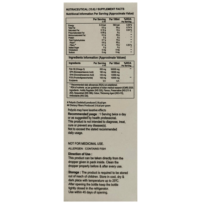 Cos 3 Drop Gluten and Sugar Free Delicious Mango