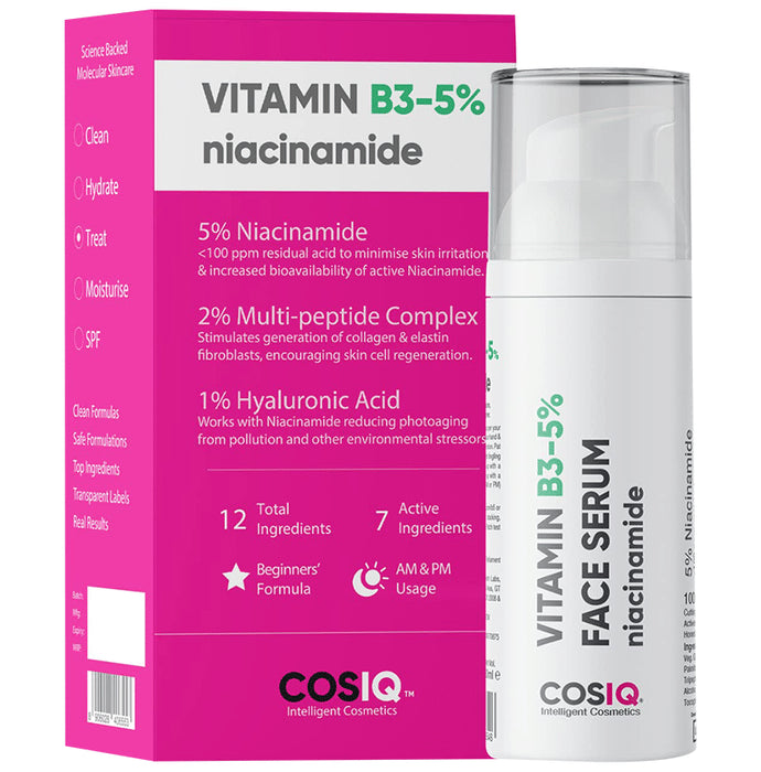 Cosiq Vitamin B3 5% Face Serum - Classic Derma