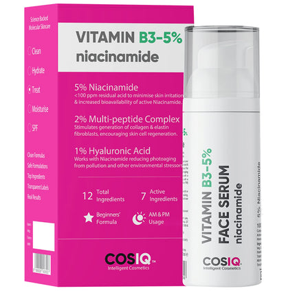 Cosiq Vitamin B3 5% Face Serum - Classic Derma