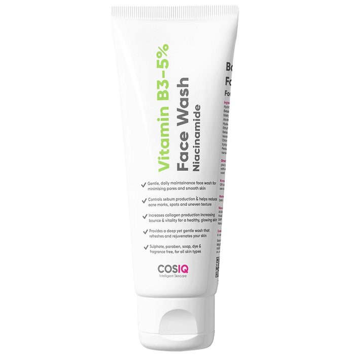 Cosiq Vitamin B3 5% Niacinamide Face Wash - Classic Derma