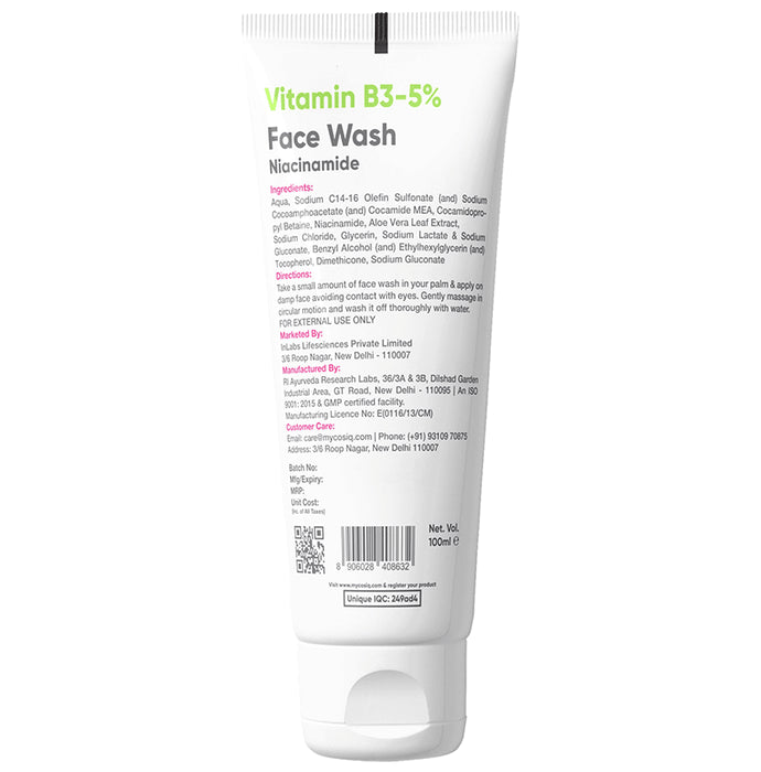 Cosiq Vitamin B3 5% Niacinamide Face Wash