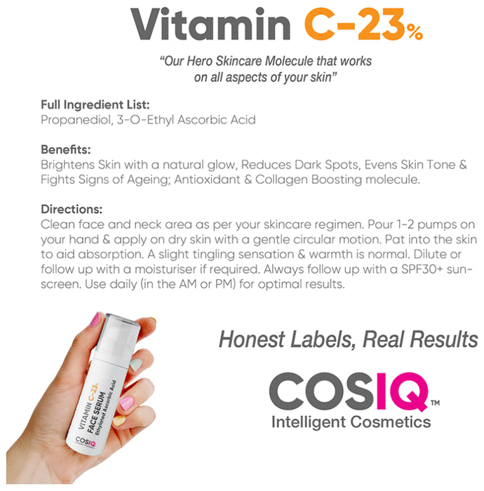 Cosiq Vitamin C 23% Face Serum